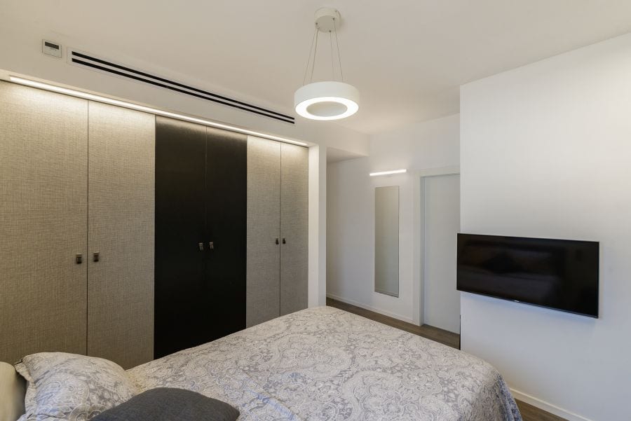 חדר שינה מעוצב, עיצוב שרי בר-נע גבעון light-design